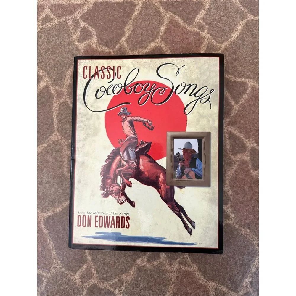 Vintageโ1994 Classic Cowboy Songs Softcover Book from the Minstrel of the Range